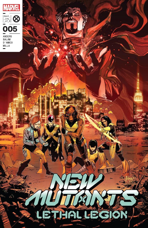 Nouveaux mutants Lethal Legion #5 (2023) Sortie MARVEL 07/19/2023 | BD Cosmos