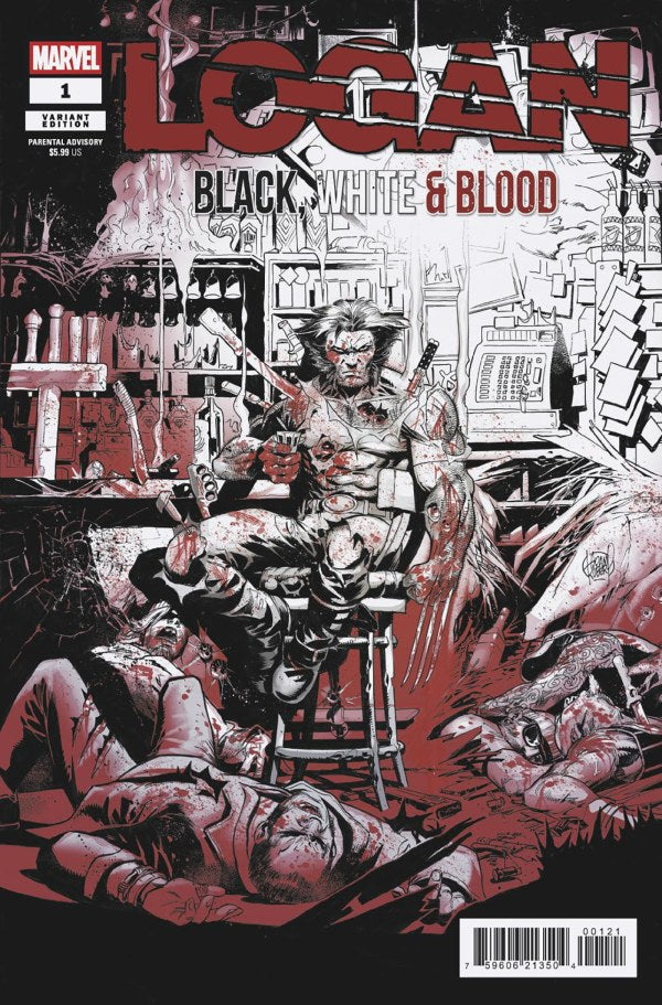 Logan Black White & Blood #1 MARVEL Adam Kubert  01/14/2026 | BD Cosmos