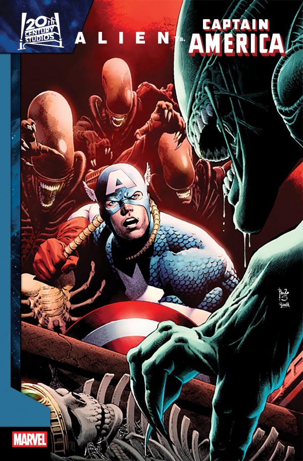 Alien vs. Captain America #1 MARVEL 1:25 Siqueira 11/05/2025 | BD Cosmos