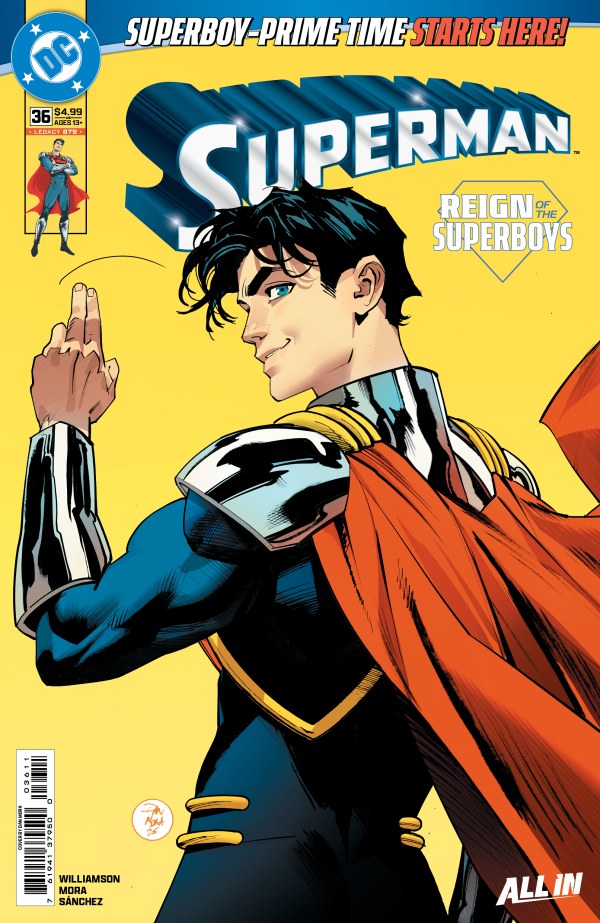 Superman #36 DC A Dan Mora 03/25/2026 | BD Cosmos