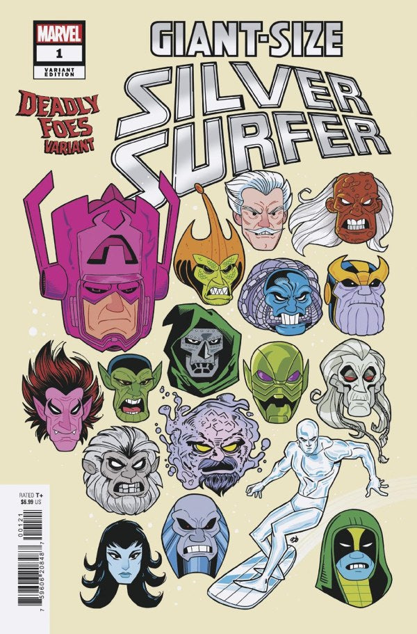 Giant-Size Silver Surfer #1 B Marvel Dave Bardin Deadly Foes 07/10/2024 | BD Cosmos