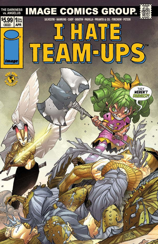 Darkness vs Angelus IMAGE F Pat Boutin I Hate Fairyland Team Up 04/15/2026 | BD Cosmos