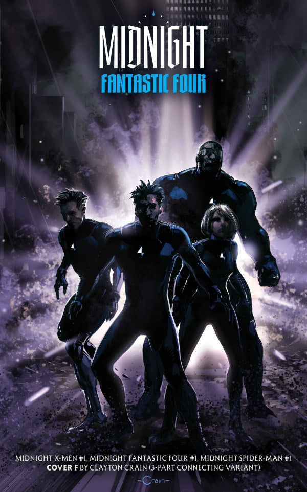 Midnight Fantastic Four #1 Marvel Clayton Crain 3-part Connecting  10/07/2026 | BD Cosmos