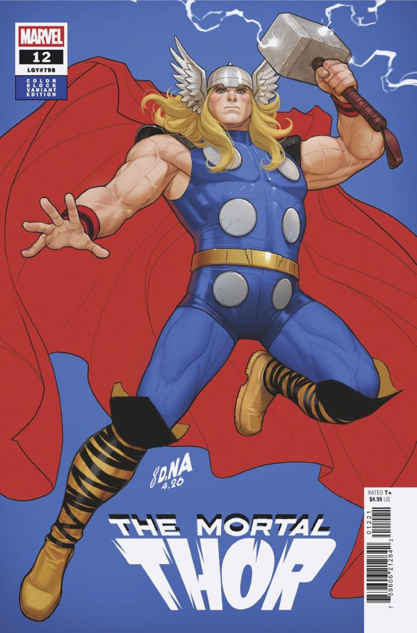 Mortal Thor #12 Marvel Nakayama Color Block Blue 07/01/2026 | BD Cosmos