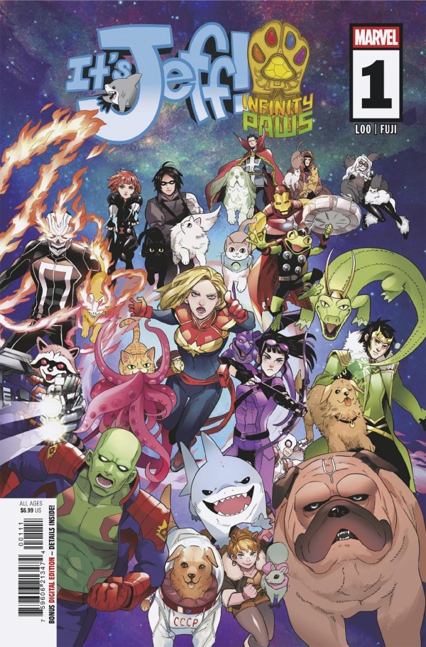 It'S Jeff Infinity Paws #1 MARVEL 07/09/2025 | BD Cosmos