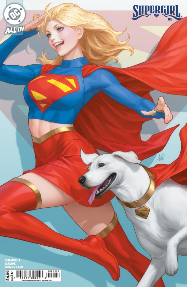 Supergirl #6 DC B Stanley Artgerm Lau 10/08/2025 | BD Cosmos
