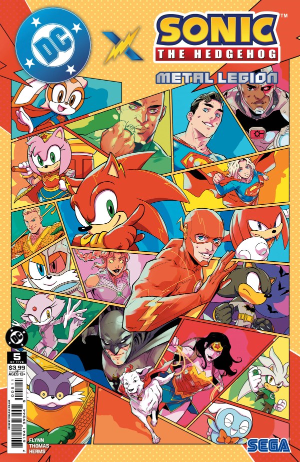 DC X Sonic The Hedgehog Metal Legion #5 DC A M Collar 09/16/2026 | BD Cosmos
