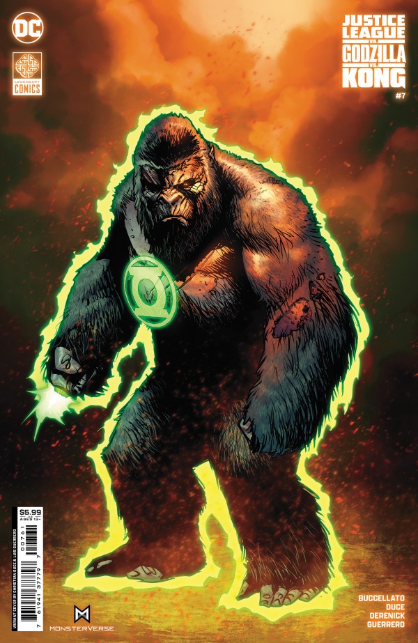 Justice League contre Godzilla contre Kong #7 DC F Duce Kong Green Lantern Foil 05/22/2024 | BD Cosmos