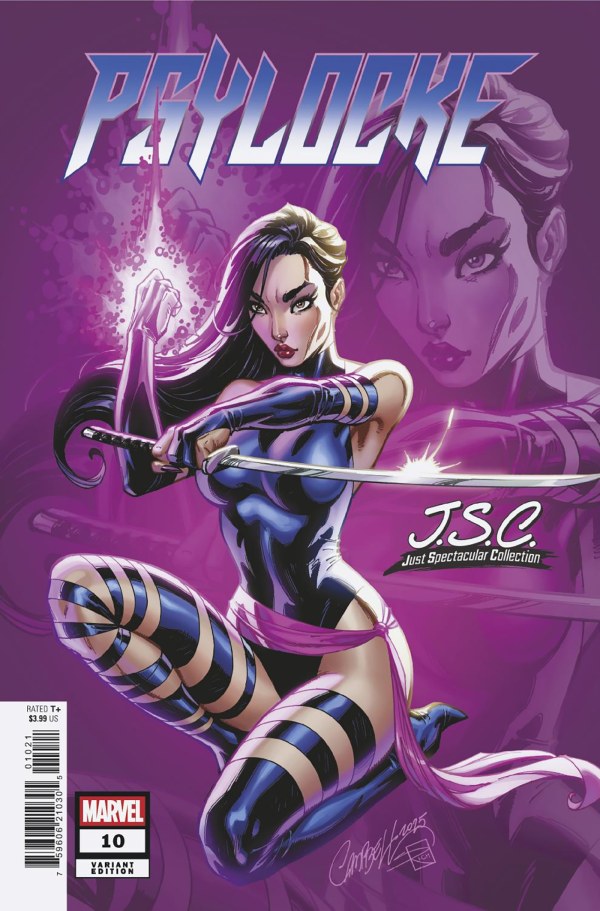Psylocke #10 J. Scott Campbell Just Spectacular Collection 08/20/2025 | BD Cosmos