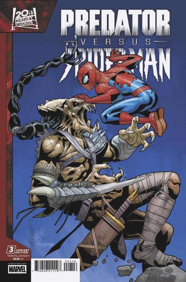 Predator vs. Spider-Man #3 MARVEL 1:25 Salvador Larroca 06/25/2025 | BD Cosmos