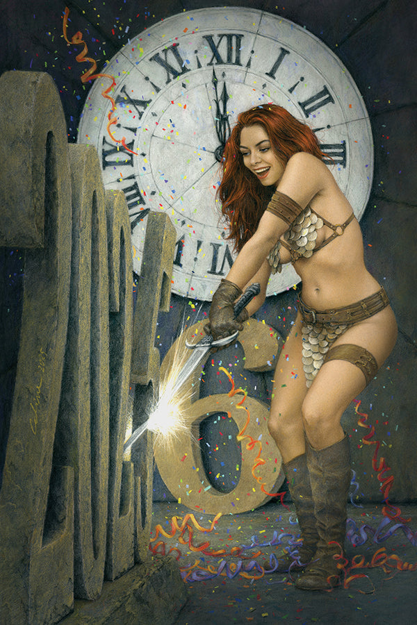 Red Sonja New Years Special 2025 #1 Dynamite Celina Virgin 02/18/2025 | BD Cosmos