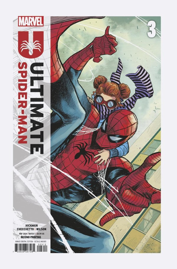 Ultimate Spider-Man #3 2e impression Marvel CHECCHETTO 05/08/2024 | BD Cosmos