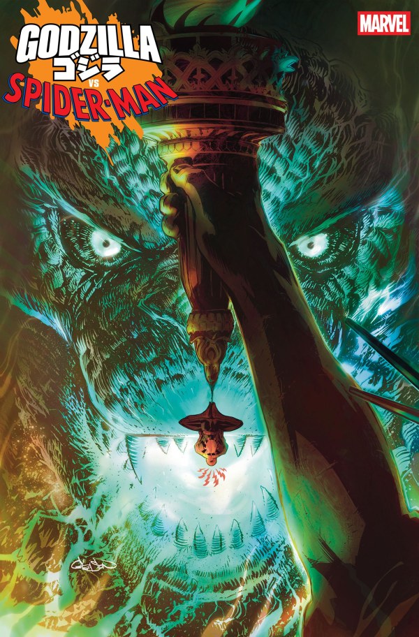 Godzilla vs. Spider-Man #1 MARVEL Patrick Gleason Foil 04/30/2025 | BD Cosmos