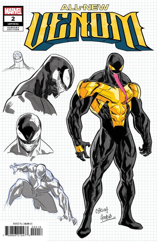 ALL-NEW VENOM #2 MARVEL 1:10 GOMEZ DESIGN Release 01/08/2025 | BD Cosmos