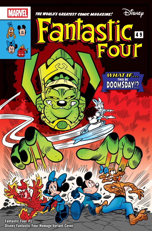 Fantastic Four #1 MARVEL Lorenzo Pastrovicchio Disney Homage 07/09/2025 | BD Cosmos