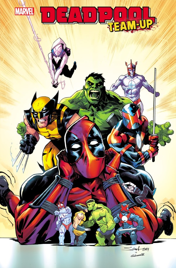 Deadpool Team-Up #1 1:25 Marvel Scharf 08/28/2024 | BD Cosmos