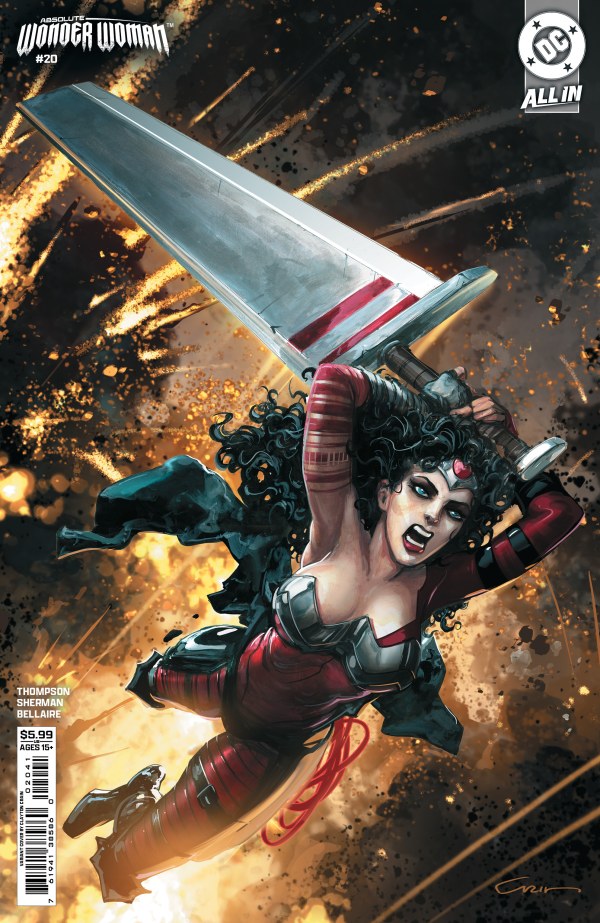 Absolute Wonder Woman #20 DC D Clayton Crain 05/27/2026 | BD Cosmos