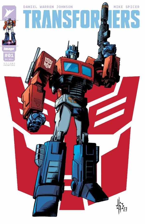 Transformers #1 Image A Jason Howard 2e impression 11/01/2023 | BD Cosmos
