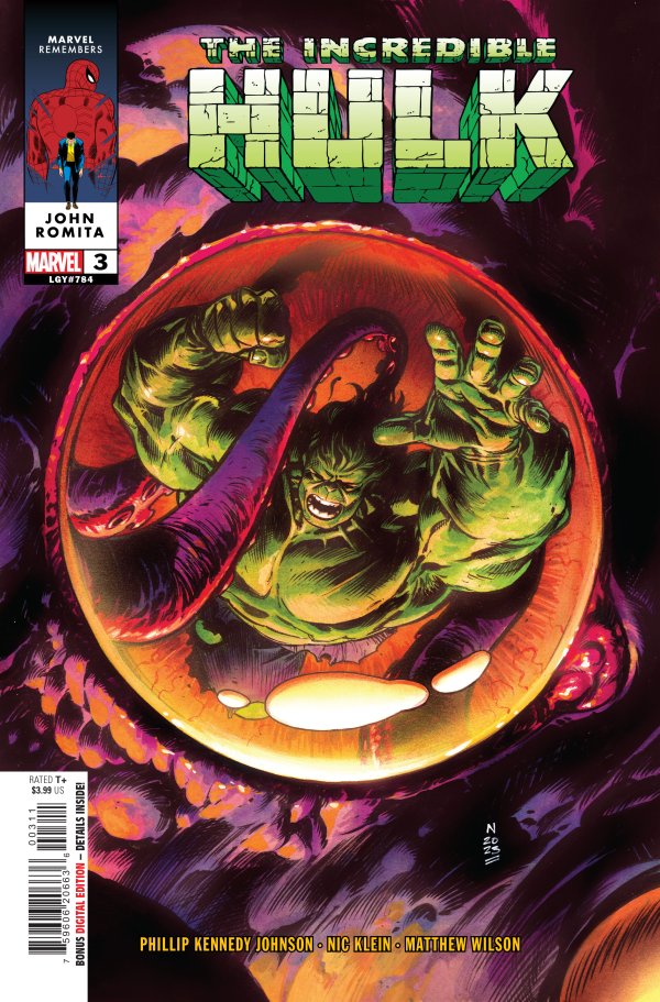 Incredible Hulk #3 (2023) MARVEL 08/30/2023 | BD Cosmos