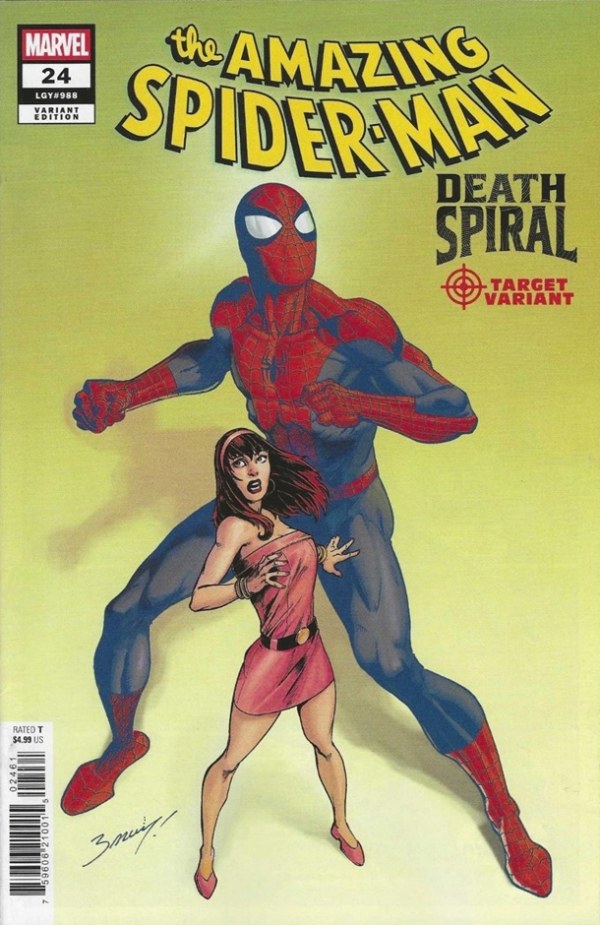Amazing Spider-Man #24 Marvel Mark Bagley Classified Target 03/18/2026 | BD Cosmos