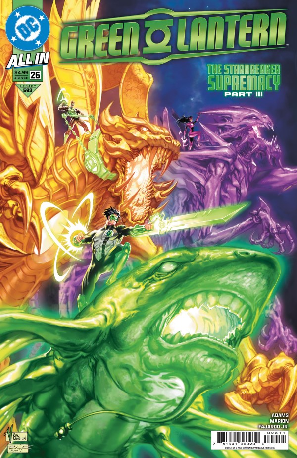 Green Lantern #26 DC A V Ken Marion Connecting  08/27/2025 | BD Cosmos