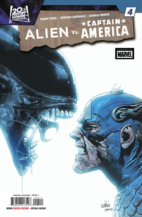 Alien vs. Captain America #4 MARVEL  02/11/2026 | BD Cosmos