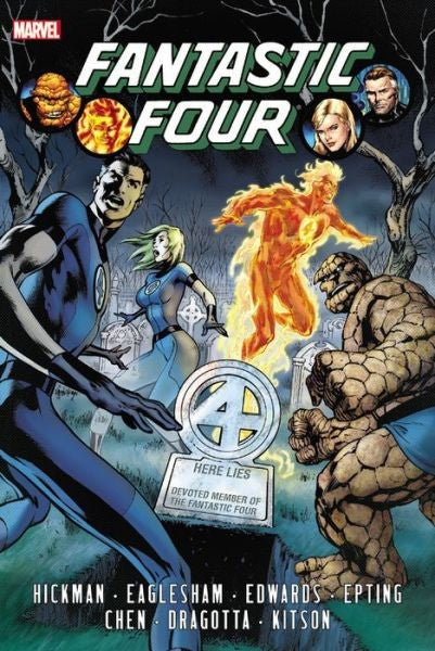 Fantastic Four Hickman Omnibus Hardcover Volume 01 Davis 1st Issue Cover | BD Cosmos