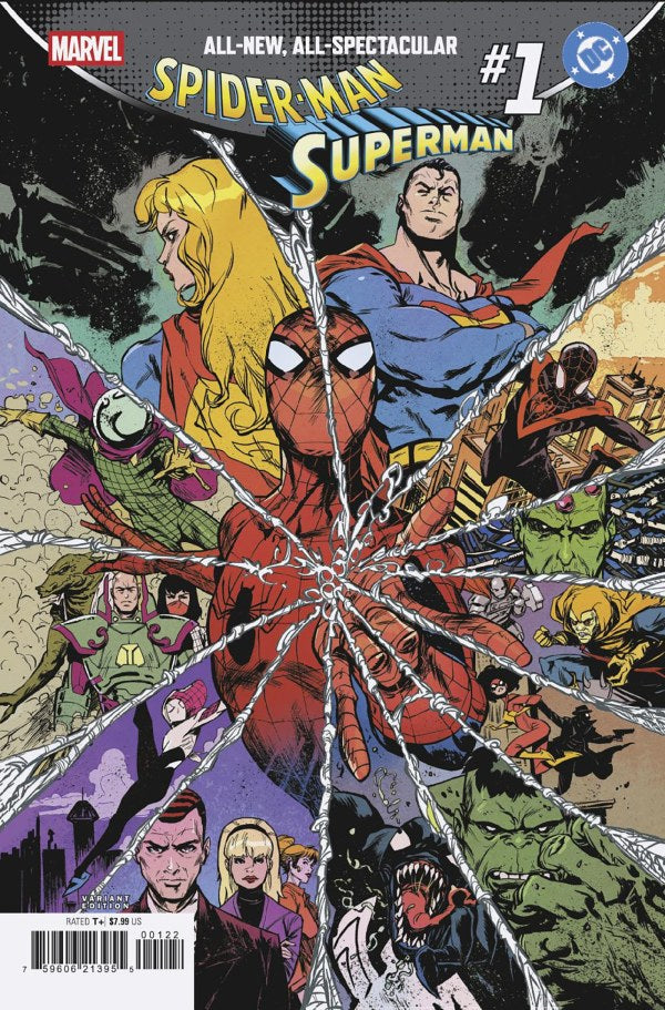 Marvel/DC: Spider-Man/Superman #1 MARVEL Sanford Greene Homage 04/22/2026 | BD Cosmos