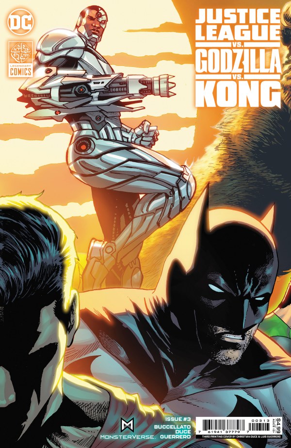 Justice League vs Godzilla vs Kong #3 Final Printing DC 04/03/2024 | BD Cosmos