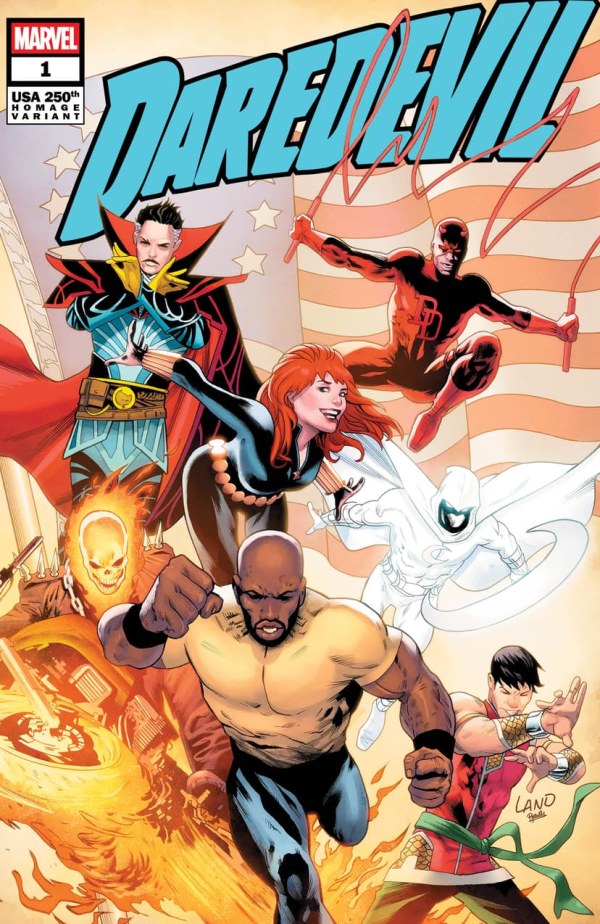 Daredevil #1 MARVEL Greg Land 250th Homage 04/01/2026 | BD Cosmos