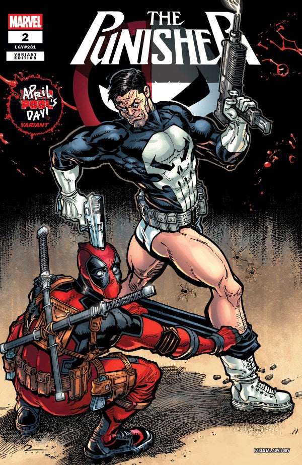 Punisher #2 MARVEL Chad Hardin April Pool's Day 03/25/2026 | BD Cosmos