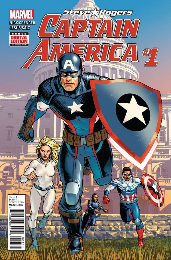 Captain America Steve Rogers #1 Marvel 05/25/2016 | BD Cosmos