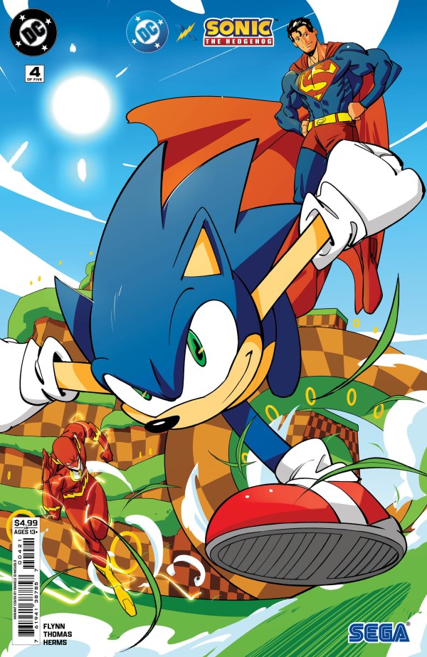 DC X Sonic Hedgehog #4 [Of 5] DC B Daniele Di Nicuolo 06/25/2025 | BD Cosmos