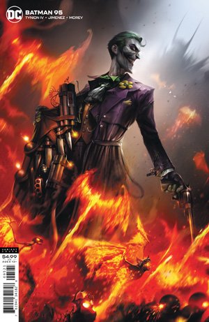 Batman #95 Card Stock F Mattina Variant Edition Joker War | BD Cosmos