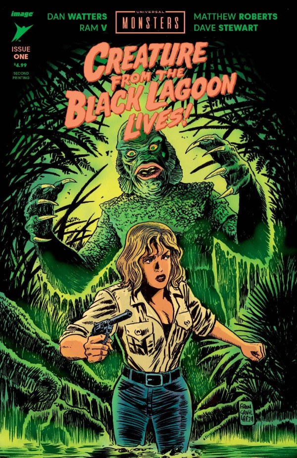 Universal Monsters Creature From The Black Lagoon Lives #1 2nd Print Image 06/12/2024 | BD Cosmos