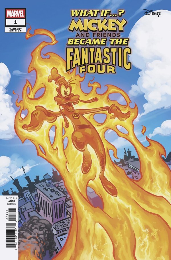 WHAT IF MICKEY BECAME FANTASTIC FOUR #1 MARVEL YOUNG 01/08/2025 | BD Cosmos