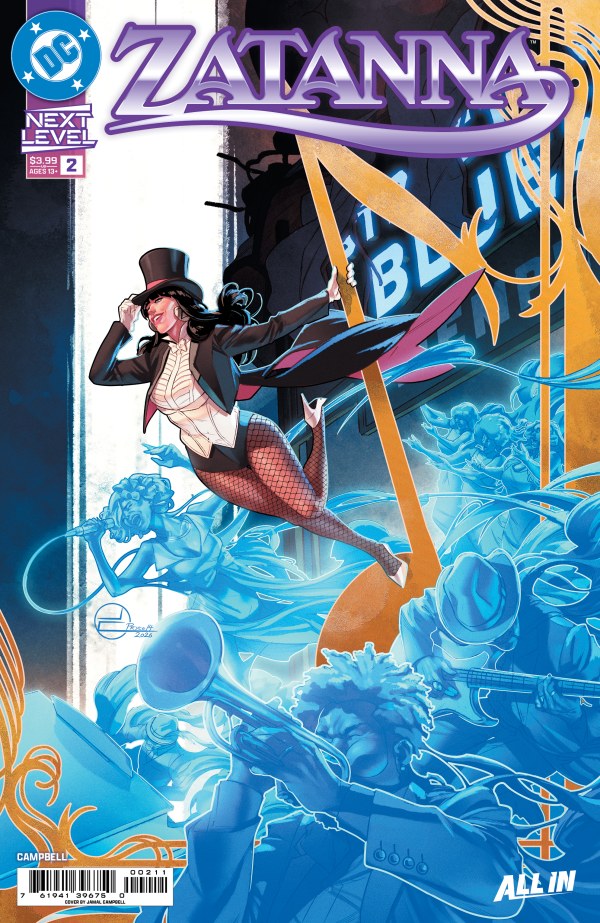 Zatanna [2026] #2 DC A Jamal Campbell 05/27/2026 | BD Cosmos