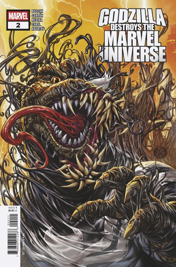 Godzilla Destroys Marvel Universe #2 Release 08/20/2025 | BD Cosmos