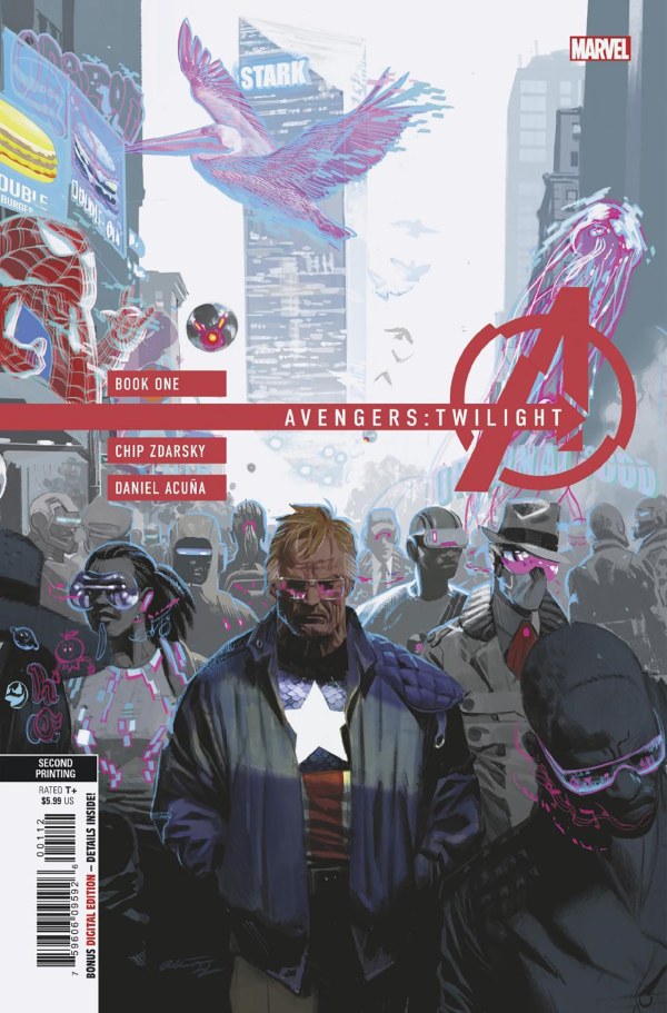 Avengers Twilight #1 2e impression Marvel Daniel Acuna 02/28/2024 | BD Cosmos