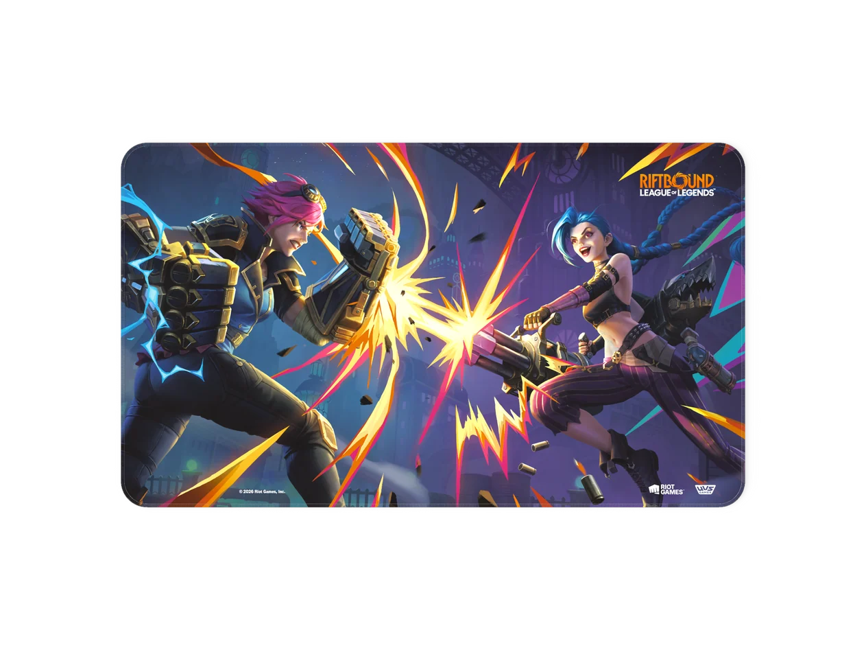 UVS PLAYMATS - RIFTBOUND - VI VS JINX | BD Cosmos
