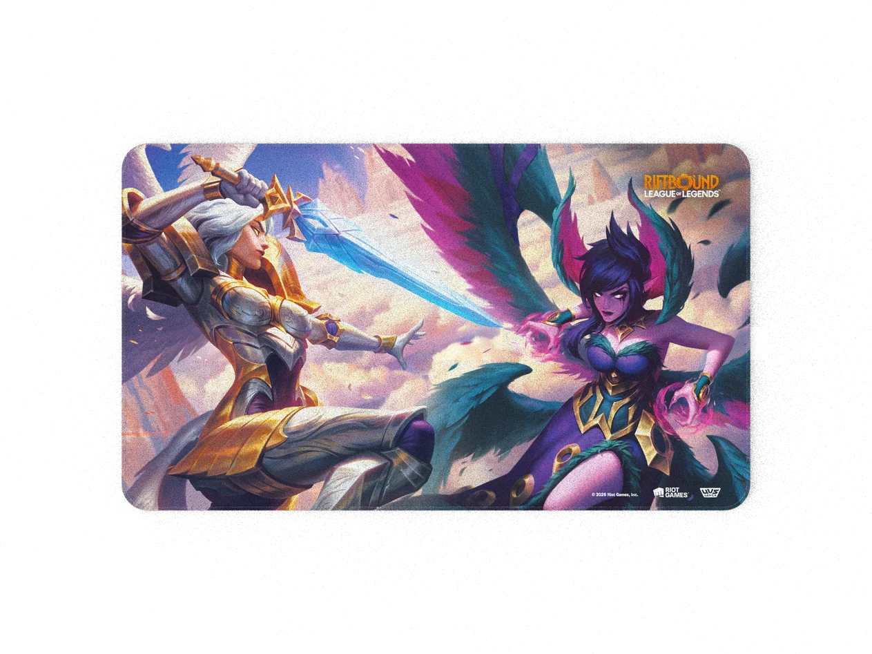 UVS PLAYMATS - RIFTBOUND - KAYLE VS MORGANA | BD Cosmos