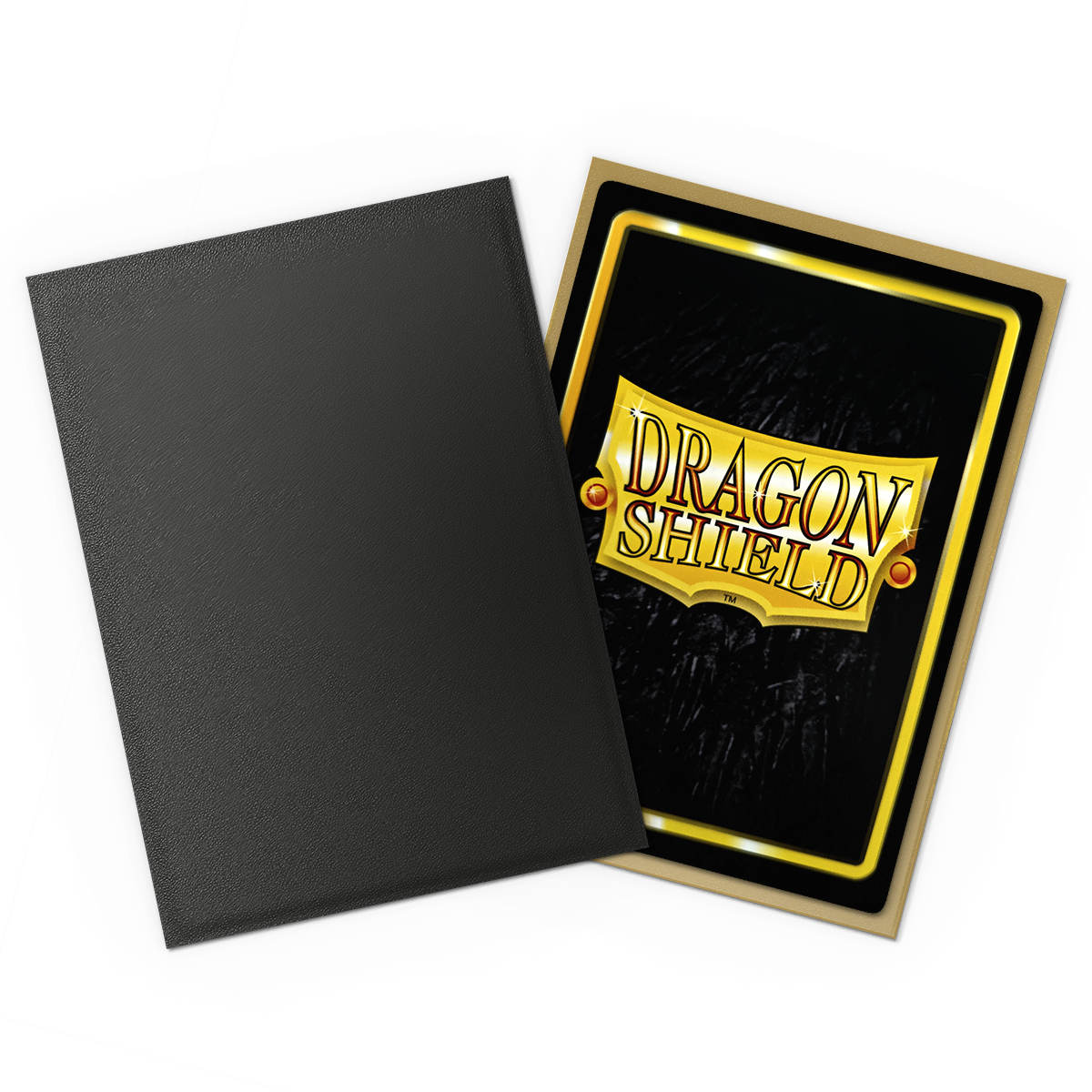 DRAGON SHIELD SLEEVES BLACK & GOLD DUAL 100CT | BD Cosmos