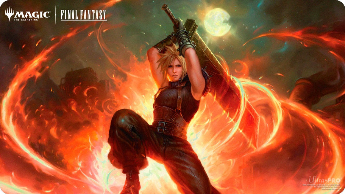 mtg final fantasy playmat by Ultra PRO: VII Playmats feature popular Magic Ultra Pro Final Fantasy VII