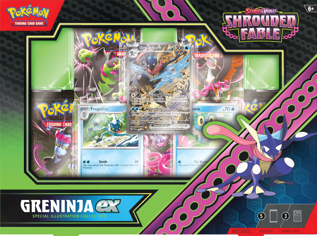 POKEMON TCG SV6.5: SHROUDED FABLE KINGDRA/GRENINJA EX SPECIAL ILLUSTRATION COLLECTION | BD Cosmos