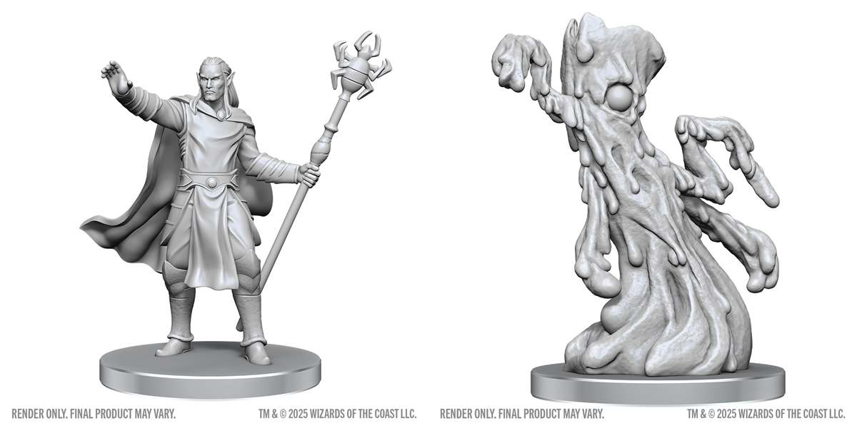 D&D  MINIS: WV28 DROW MAGE & YOCHLOL | BD Cosmos