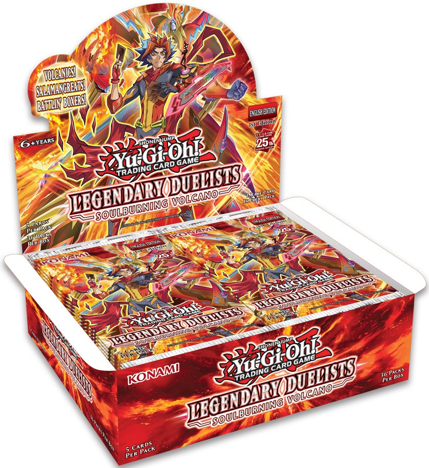 YGO LEGENDARY DUELISTS SOULBURNING VOLCANO BOOSTER BOX | BD Cosmos