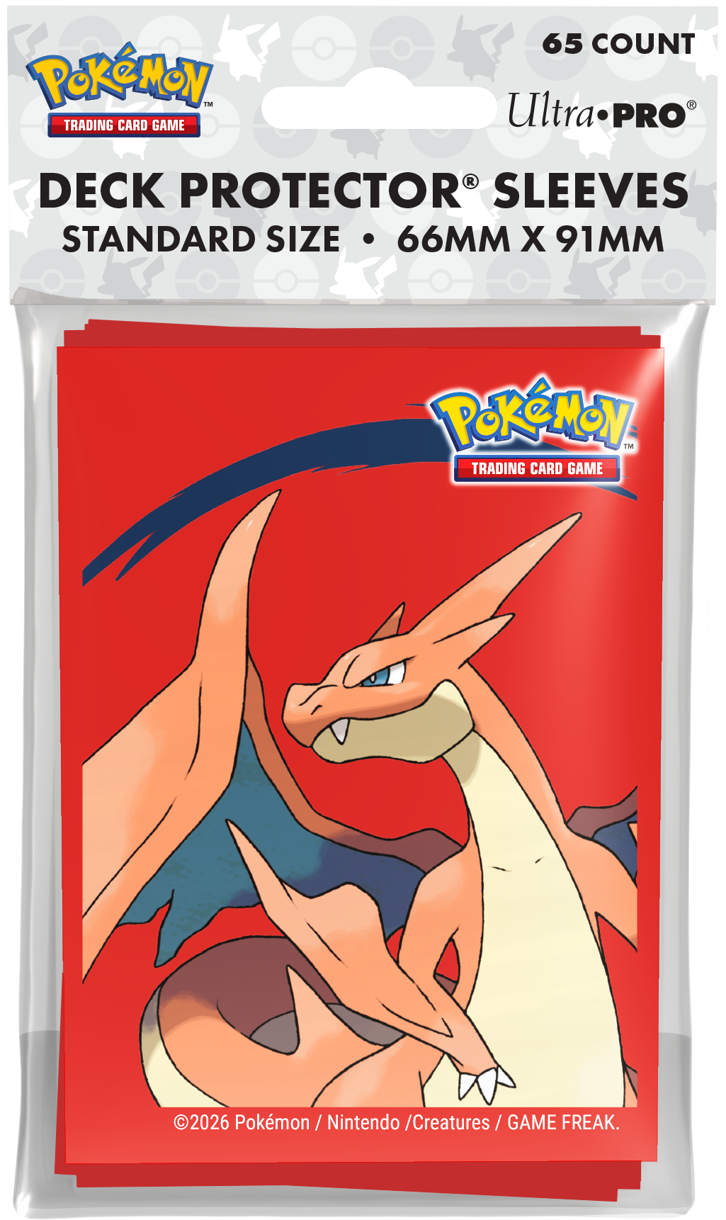 UP D-PRO POKEMON MEGA CHARIZARD Y SLEEVES 65CT | BD Cosmos