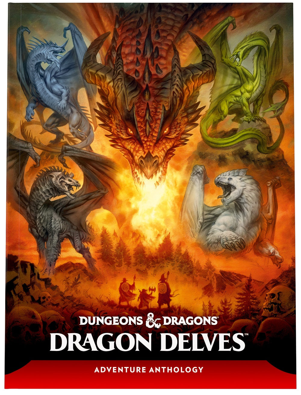 D&D RPG: DRAGON DELVES AN ADVENTURE ANTHOLOGY STANDARD COVER | BD Cosmos