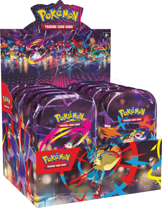 POKEMON TCG ME01: MEGA HEROES MINI TIN 10CT DISPLAY | BD Cosmos