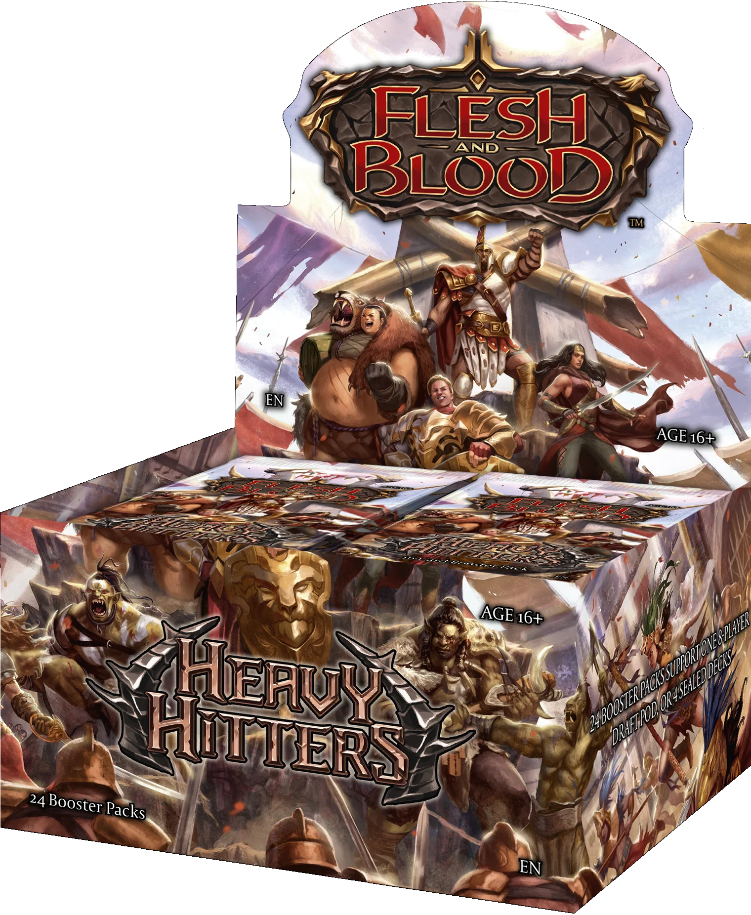 FLESH AND BLOOD: HEAVY HITTERS SEALED BOOSTER CASE | BD Cosmos